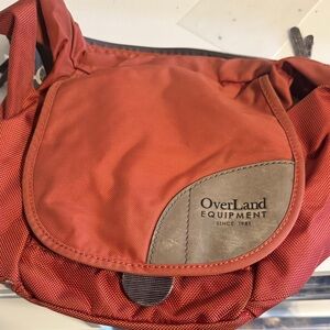 OverLand Equipment Red Crossbody Bag